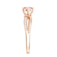 thumbnail image 4 of Rosec Jewels IGI Certified Lab Grown Pink Diamond Infinity Engagement Ring (1 Ct, Fancy Pink Color and VS1 Clarity) - Pink White Diamond Ring, 18K Rose Gold, US 4.00, 4 of 9