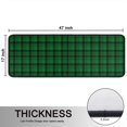 thumbnail image 5 of Kitchen Rugs Sets Of 2,Green Black Checkerboard Checkered Pattern Anti Fatigue Kitchen Mat Rugs Non Slip Washable,Decorative Kitchen Floor Mats for Kitchen,Sink,Laundry,17"x47"+17"x47", 5 of 5