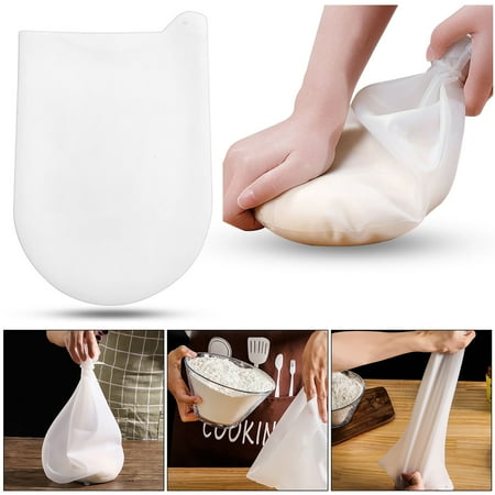 

Kitchen Silicone And Dough Bag Non-stick Hand Silicone Baking Sheets for Oven Silicone Mat for Baking Full Size Toaster Oven Liner Mat Proofing Container for Pizza Dough Silicone Sheets for Baking