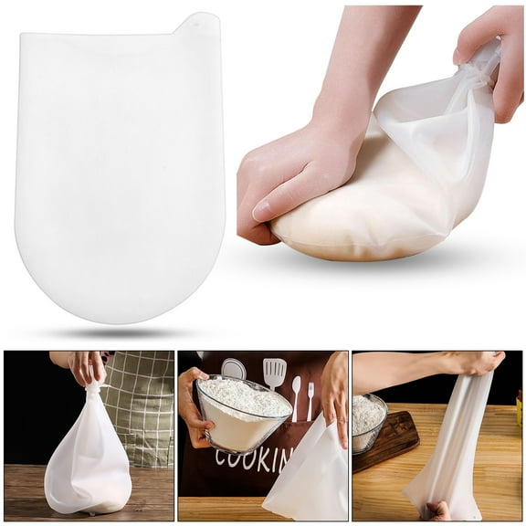 shpwfbe kitchen silicone and dough bag non-stick hand kneading dough bag household storage bag luggage sets