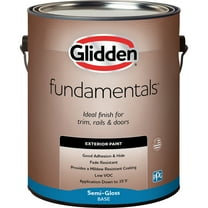 Glidden Fundamentals Exterior Paint Pepperberry / Pink, Semi Gloss, 1 Gallon