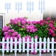 thumbnail image 1 of Panel de valla de jardín de PVC Marco exterior del patio, borde decorativo de huerto rural de estilo rural, diseño pulido y resistente, pieza de valla 1x, 1 of 6