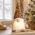thumbnail image 6 of Christmas Decorations Indoor Outdoor, Light Up Sequin Christmas Gnome with Glowing Beard, Faceless Swedish Tomte Decor for Shelf, Mantel, Tabletop, 6 of 8