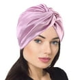 thumbnail image 4 of Weflink Hair Bonnet Twisted Sleep Cap For Women Men Double Layer Silk Like Fabric Elegant Nighttime Hair Cover Moisture Control, 4 of 8