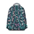 thumbnail image 3 of "Fashionable Butterfly Pattern Bookbag - Spacious College Backpack with Padded Laptop Sleeve, Water-Resistant Fabric, Ergonomic Straps, Trendy School Bag for Women", 3 of 6