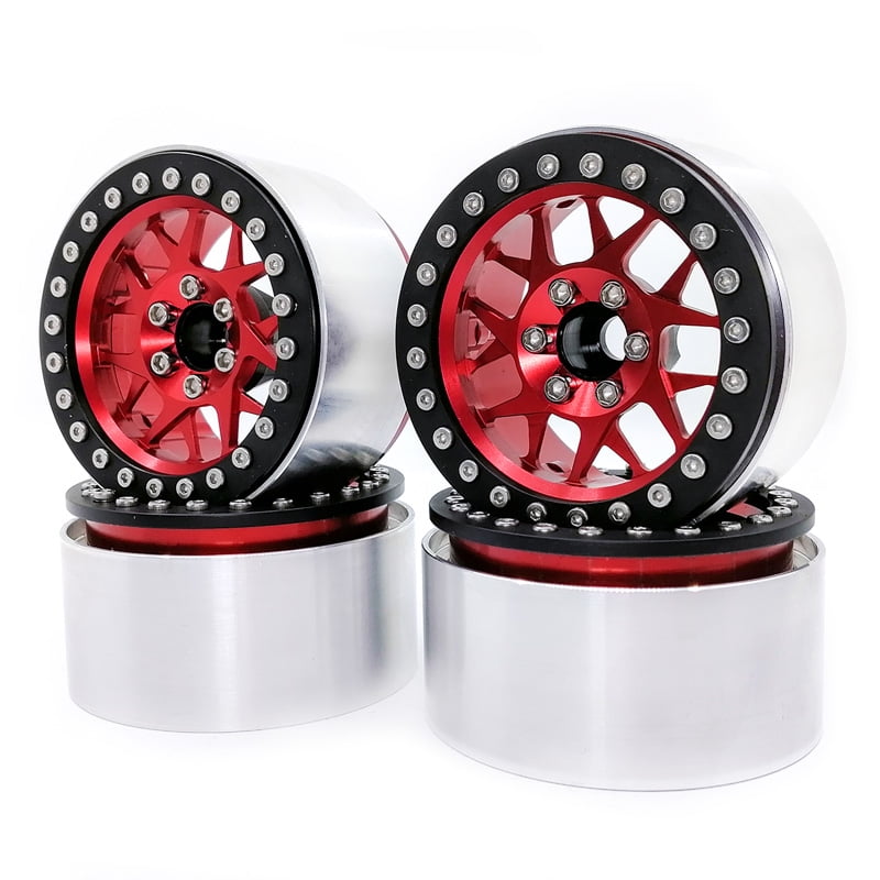 4PCS Aluminum 2.2 Beadlock Wheel Rims 