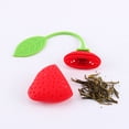thumbnail image 3 of Colador de Hojas de Té de Silicona Con forma de Fresa, Filtro Infusor de Especias A Base de Hierbas para Electrodomiscicos de cocina, 3 of 7