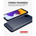 thumbnail image 2 of Samsung A22 5G case,Galaxy A22 5G case,with HD Screen Protector, Soft TPU Slim Fashion Non-Slip Protective Phone Case Cover for Samsung Galaxy A22 5G (Navy Brushed TPU), 2 of 10