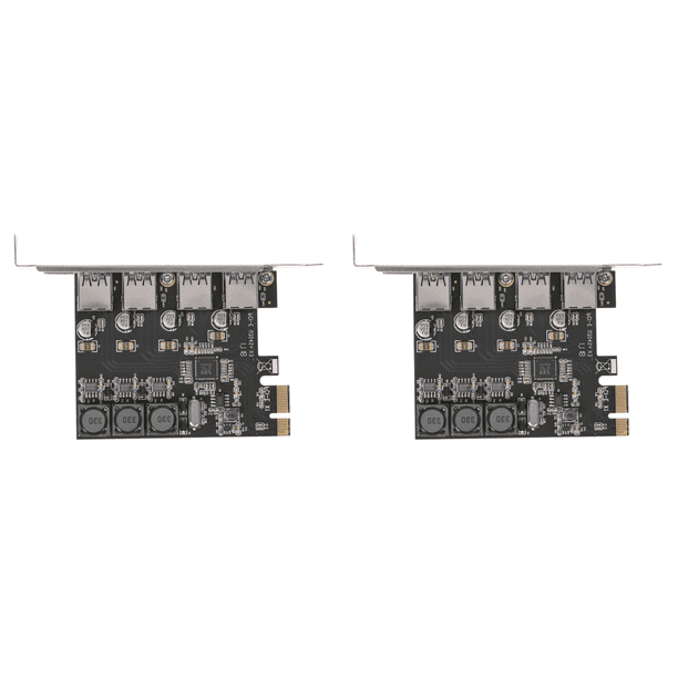 4 USB 3.0 PCIe Expansión U3V04S+ Tarjeta de Puerto Adaptador PCI Express Hub