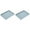 D*2, variant on Fast Tray Rectangular Serving Trays Serving Tray For Indoor Plastic Fast Tray,1X Tray *2,Simple Style Solid Color Plastic Tray, Large Blue 2 Pieces
