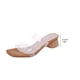 thumbnail image 4 of Sandalias y pantuflas transparentes para mujer Tacón grueso Boca de pescado Zapatillas de tacón alto Wmkox8yii  ytu1959, 4 of 9