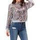 thumbnail image 5 of Chaqueta de lentejuelas para mujer INSPIRE CHIC con cierre de cremallera y bolsillos ocultos, chaqueta bomber L blanca arcoíris, 5 of 7
