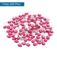 thumbnail image 3 of Uxcell 200Pcs Gemas de Acrílico de Fondo Plano en Forma de Gota 0.4" x 0.6" Rhinestones Artificiales para Manualidades DIY Color Rosa, 3 of 7