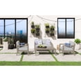 thumbnail image 2 of Homestyles Sustain Wood Outdoor loveseat 4-Piece Set in Gray, 2 of 5
