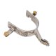 thumbnail image 3 of Set of 2 Stainless Steel Horse Spurs with Rotating Gear for Passionate Equestrians, 3 of 4