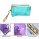 thumbnail image 3 of Laklulu Bolsas de almacenamiento impermeables Bolsa de aseo con cremallera transparente de PVC con asa, 3 of 5