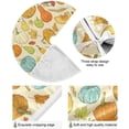thumbnail image 5 of FMSHPON Autumn Fall Fall Pumpkins Autumn Maple Leaves Xmas Christmas Tree Skirt Stand Mat for Holiday Party Decoration Indoor Outdoor 36 inches, 5 of 6