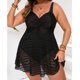 thumbnail image 4 of Traje de baño de una pieza para mujer, conjuntos de bikini para mujer, traje de baño de bikini deportivo de talla grande con estampado floral para verano, traje de baño de nailon para mujer, 4 of 8