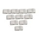 thumbnail image 4 of 10 piezas de correas elásticas de nailon para sujetar cinturones. Gris claro, 4 of 9