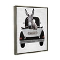 thumbnail image 4 of Stupell Industries Nice A** Donkey Phrase Animals & Insects Painting Gray Floater Framed Art Print Wall Art, 17 x 21, 4 of 10