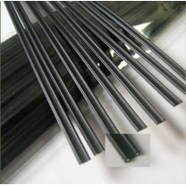 100pcs Plastic Black 7" Twist Ties - Double Wire Heavy Duty