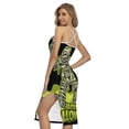 thumbnail image 2 of Halloween Mummy Printed Cross Back Cami Dress, Halloween Decorative Fashion Summer Maxi Sexy Casual Dress For Women, 2 of 4