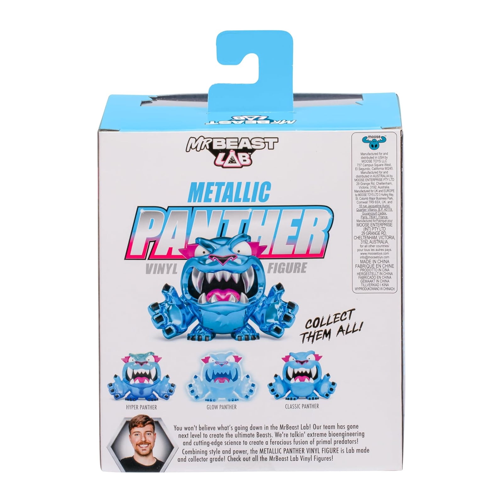Moose Mr Beast Lab Metallic Panther Vinyl Figure - Walmart.com