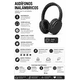 thumbnail image 3 of Audífonos Gamer Bluetooth Kawaii Diadema 40mm Con manos libres Plegables RGB color negro, 3 of 4