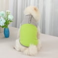 thumbnail image 3 of Sleeveless Fleece Pet Pullover - Stylish Button Closure, 2-Legged, Collar Lapel, Trendy Color Combination, 3 of 7