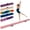 Pink (7 Ft x 4"x 3"), variant on PRZL 7FT/8FT/9FT Balance Beam, Folding Gymnastics Beam w/Carry Handles, Floor Foam Gymnastics Equipment for Kids, Non Slip Rubber Base for Exercise, Practice & Professional Home Training