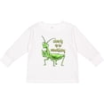 thumbnail image 3 of Inktastic Praying Mantis- Clearly Up to Something Boys or Girls Long Sleeve Toddler T-Shirt, 3 of 5