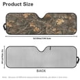 thumbnail image 5 of HUIACONG Camo Hunting Windshield Sun Daisy Shade for Jeep Wrangler TJ JK JKU JL JLU ,Aluminum Foil Film Car Winshied Sunshade,Effectively Blocking Heat and UV Rays, 5 of 6