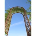 thumbnail image 3 of Vita 39"L xc 23"W x 81"H Sierra Embossed Vinyl Arbor, Brown, VA68106, 3 of 7