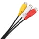thumbnail image 5 of 3.5mm Male Plug to 3 RCA Female Audio Video AV Cable, 5 of 5