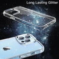 thumbnail image 5 of JETech Glitter Case for iPhone 13 Pro 6.1-Inch, Bling Sparkle Shockproof Phone Bumper Cover, Cute Sparkly for Women and Girls (Clear), 5 of 7
