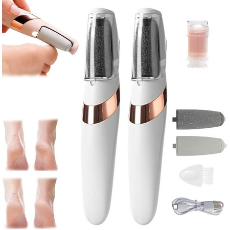 Novetek Electric Feet Callus Remover, Novetek Electric Foot File, Electrics Pedicure Tools for Feet, Silk 3 Pro Pedicure Wand Set for feet, Waterproof Foot Scrubber File for Dead,Hard