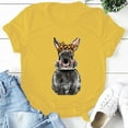 thumbnail image 4 of T-shirt d'Été Grande Taille pour Femmes, Hauts d'Été pour Femmes, Col Rond, Imprimé Lapin, T-shirt de Pâques à Manches Courtes, Blouse Décontractée Ample, T-shirt à Col en V pour Femmes en Liquidation, 4 of 8