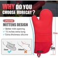 thumbnail image 2 of Juego de guantes y soportes para ollas Rorecay, resistentes al calor, color rojo, 2 of 9