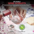 thumbnail image 3 of Shatterproof Clear Plastic Wine Glasses - Recyclable Disposable & Reusable Goblets for Champagne Dessert, 20Pcs, 3 of 5