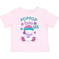 thumbnail image 3 of Inktastic My Pop Pop Loves Me Cute Snow Baby Boys or Girls Toddler T-Shirt, 3 of 5