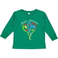thumbnail image 3 of Inktastic Autism Awareness Heart Ribbon and Puzzle Pieces Boys or Girls Long Sleeve Toddler T-Shirt, 3 of 5