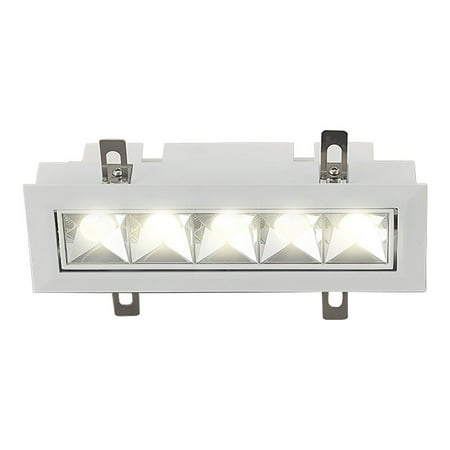 

VONN 5-light LED Adjustable Aluminum Recessed Downlight with Trim in White
