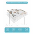 thumbnail image 5 of Seashell Coastal Queen Size Down Alternative Comforter, Lightweight Comforter Quilt Bedding Set with Pillow Shams Summer Beach Ocean Starfish Watercolor All Seasons Bed Comforter Duvet Insert 90"x96", 5 of 7