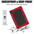 thumbnail image 3 of FIEWESEY for TCL Tab 10 5G Tablet Case with Shoulder Strap Soft Silicone&Hard Back Hybrid Shockproof Kids Friendly Case for TCL Tab 10s 10.1" FHD Model 9081X/TCL Tab 10 5G TCL-9183W (Red/Black), 3 of 6