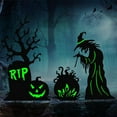 thumbnail image 2 of Clearance! Halloween Luminous Witch Large Pot Courtyard Sign, 2 of 5