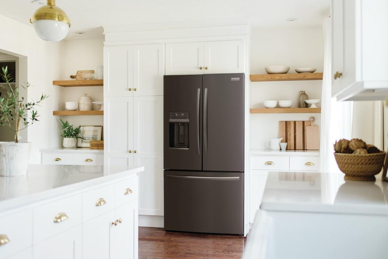 FRIGIDAIRE GRFS2853AD  FRENCH DOOR FREESTANDING REFRIGERATOR Black Stainless Steel