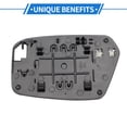 thumbnail image 2 of Unique Bargains 1 Set Mirror Glass Replacement for Ford Fusion 2006-2010 Right Passenger Side W/ Backing Plate, 2 of 6