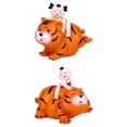 thumbnail image 1 of 2 Uds De Dibujos Animados Regalos De Año Nuevo Regalos De Cumpleaños De Zulema Hucha Tigres Pequeños, 1 of 8