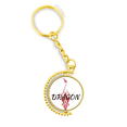 thumbnail image 1 of Anillo de oro de metal llavero llavero, 1 of 3