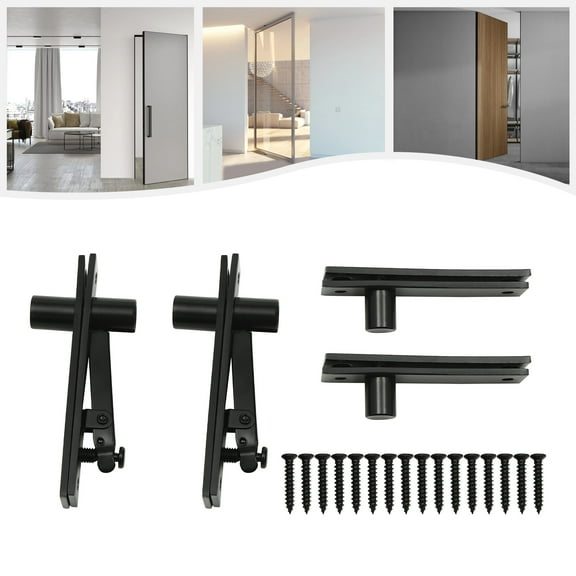 2 Pcs Pivot Hinge Heavy Duty Stainless Steel Hidden Door Hinges Secret Door Hinges Invisidoor Hinge Kit